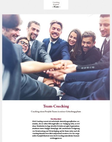 Publikation von Nina Meier aus Hamburg zu Führung, Coaching und Zusammenarbeit.
